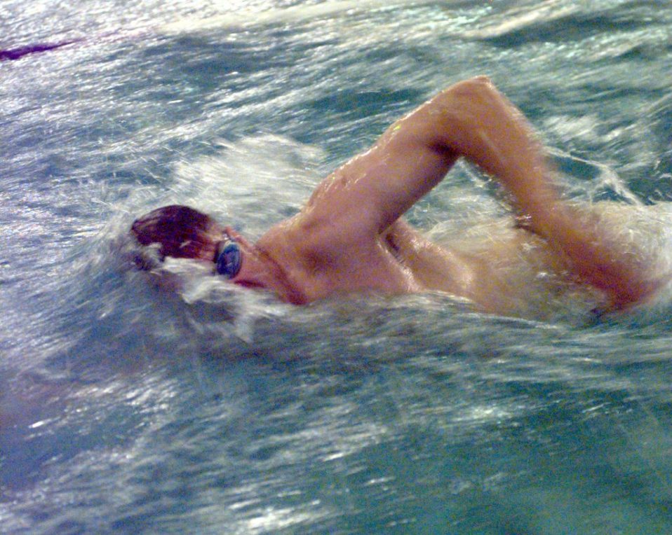 Front crawl swimming
